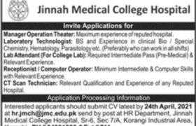 Jinnah Medical College Hospital Jobs 2021