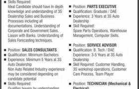 Jobs in Hyundai Premium Motors Lahore 2021