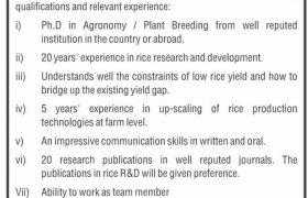 Jobs in Pakistan Agricultural Research Council 2021
