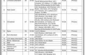 Jobs in Livestock & Fisheries Department Sindh 2021