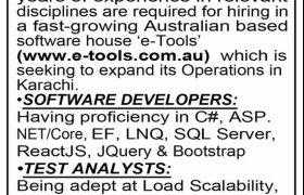 Jobs in E-Tools Software Solutions 2021