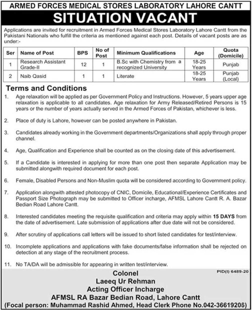 Occupational therapy jobs in pakistan army