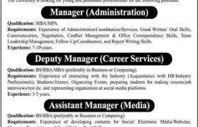 Jobs in FAST University Islamabad Campus 2021