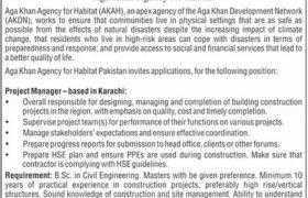 Aga Khan Agency for Habitat Jobs 2021
