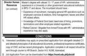NUML Islamabad Jobs 2021