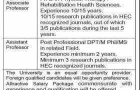 University of Faisalabad Jobs 2021