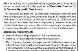 Community Health Directorate Jobs 2021