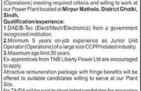 TNB Liberty Power Ltd Jobs 2021