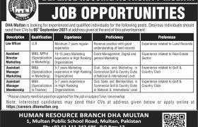 Jobs in DHA Multan 2021