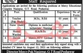 MERCY PAK Peshawar Jobs 2021