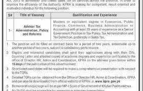 KPK Revenue Authority Jobs 2021