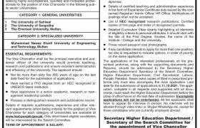 Jobs in Higher Education Department Punjab 2021