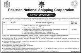 Pakistan National Shipping Corporation Jobs 2021