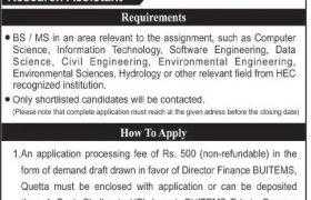 Jobs in BUITEMS Quetta 2021