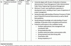 Jobs in Ministry of Federal Education 2021