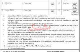 Election Commission of Pakistan Jobs 2021