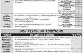 Jobs in TIMES Institute Multan 2021