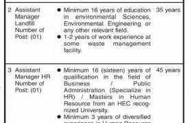 Gujranwala Waste Management Company Jobs 2021