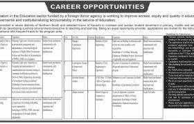 Education Sector Jobs in Sindh 2021