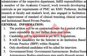 Jobs at Ayub Medical College Abbottabad 2021