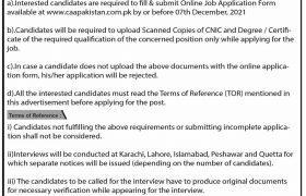 Jobs in Pakistan Civil Aviation Authority PCAA 2021