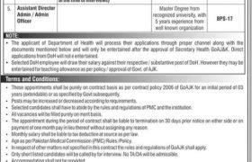 Jobs in AJK Medical College Muzaffarabad 2021