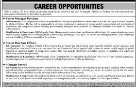 Liaquat National Hospital Karachi Jobs 2021