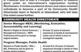 Jobs in Indus Health Network 2021