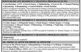 Jobs in Liaquat National Hospital Lahore 2021