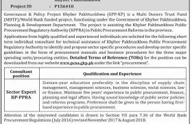 Jobs in Governance & Policy Project KPK 2021