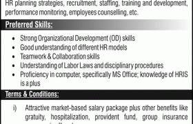 Jobs in Islamabad 2021
