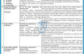 Jobs in HDRC Peshawar 2021