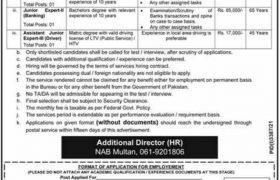 Jobs in NAB Multan 2021