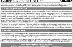 Jobs in NIMIR Chemicals 2021