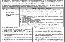 Sindh Irrigation & Drainage Authority Jobs 2021
