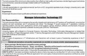 Jobs in TransKarachi 2021