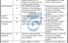Jobs in Peshawar General Hospital 2022