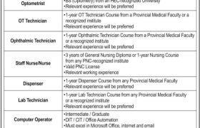 Jobs in LRBT Eye Hospital Multan 2022