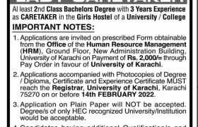 Jobs in University of Karachi 2022
