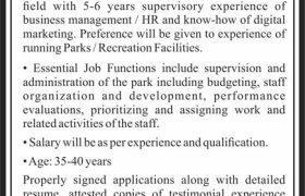 Jobs in Jinnah Park Rawalpindi 2022