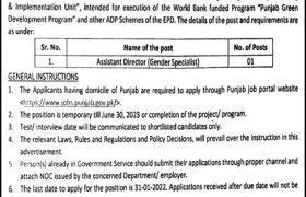 Jobs in Environment Protection Department 2022