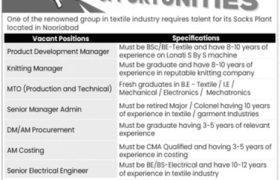 Jobs in Sock Manufacturing Plant 2022