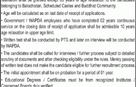Jobs in WAPDA Hospital Quetta 2022