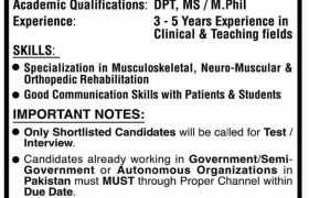 University of Karachi Careers 2022