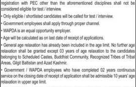 Jobs in WAPDA 2022
