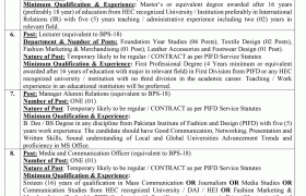 Jobs in PIFD Lahore 2022