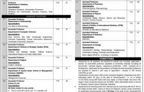 Quaid-i-Azam University Islamabad Jobs 2022