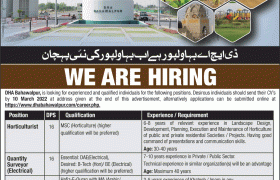 Jobs in DHA Bahawalpur 2022