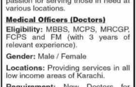 Jobs in SINA Clinics Karachi 2022