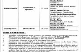 Public Sector Organization Jobs in Sindh 2022